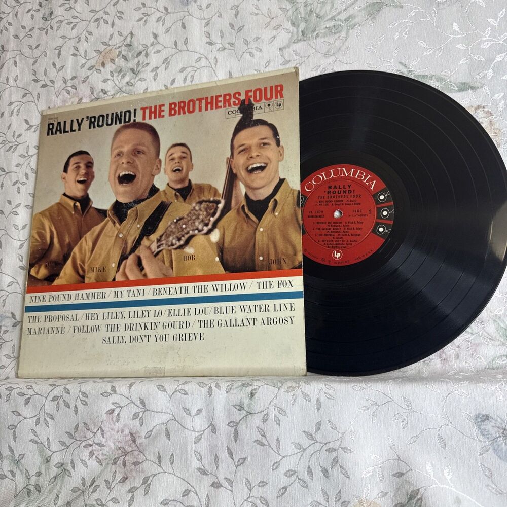 50'S & 60'S Lp The Brothers Four Rally 'Round! On Columbia